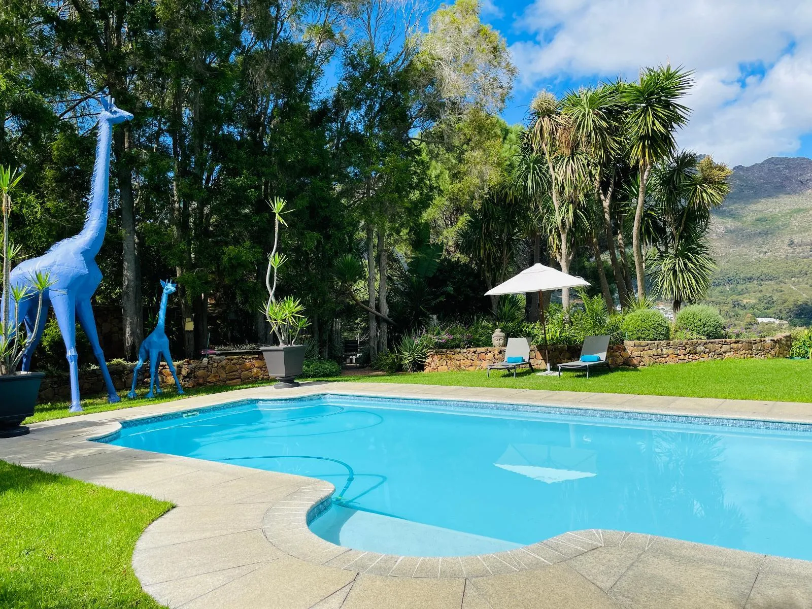 Thyme Cottage — Pool outlook